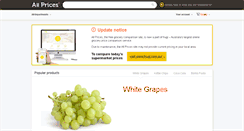 Desktop Screenshot of allprices.com.au
